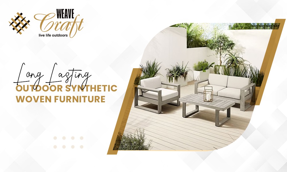 Synthetic cane furniture