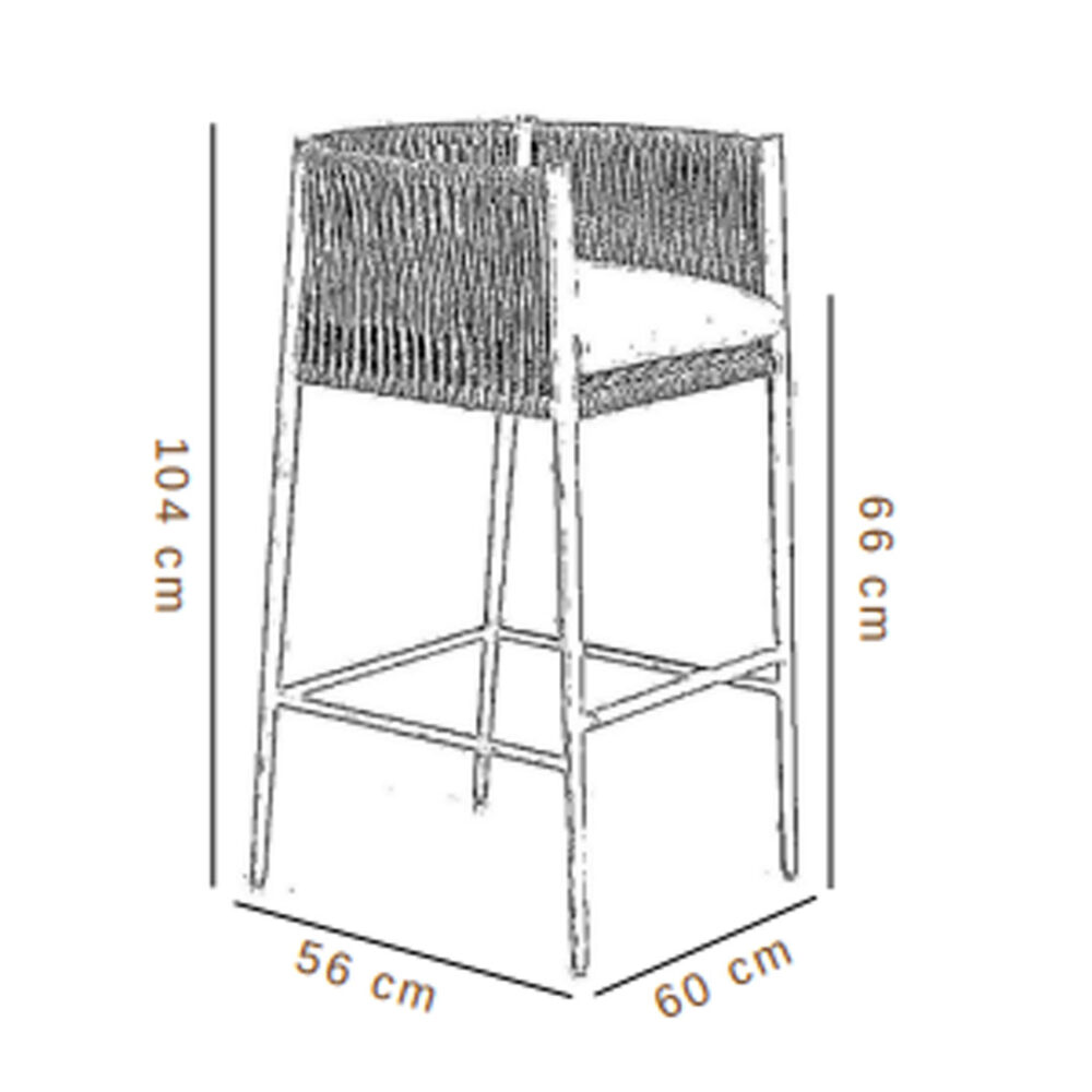 Luna Bar Stool - Image 2