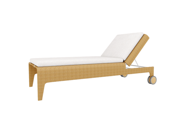 Costa Brava Sunlounger with wheel - Image 6