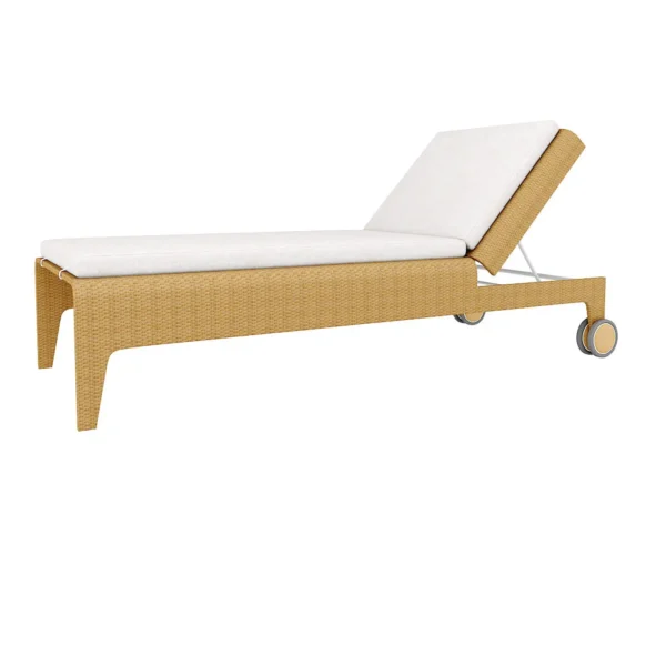 Costa Brava Sunlounger with wheel