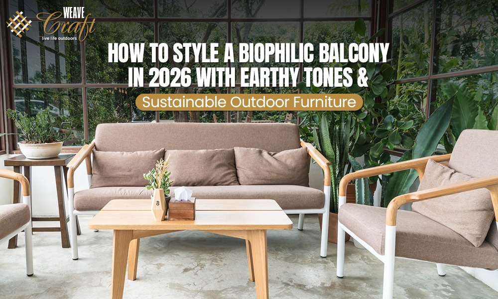 Biophilic outdoor furniture in India
