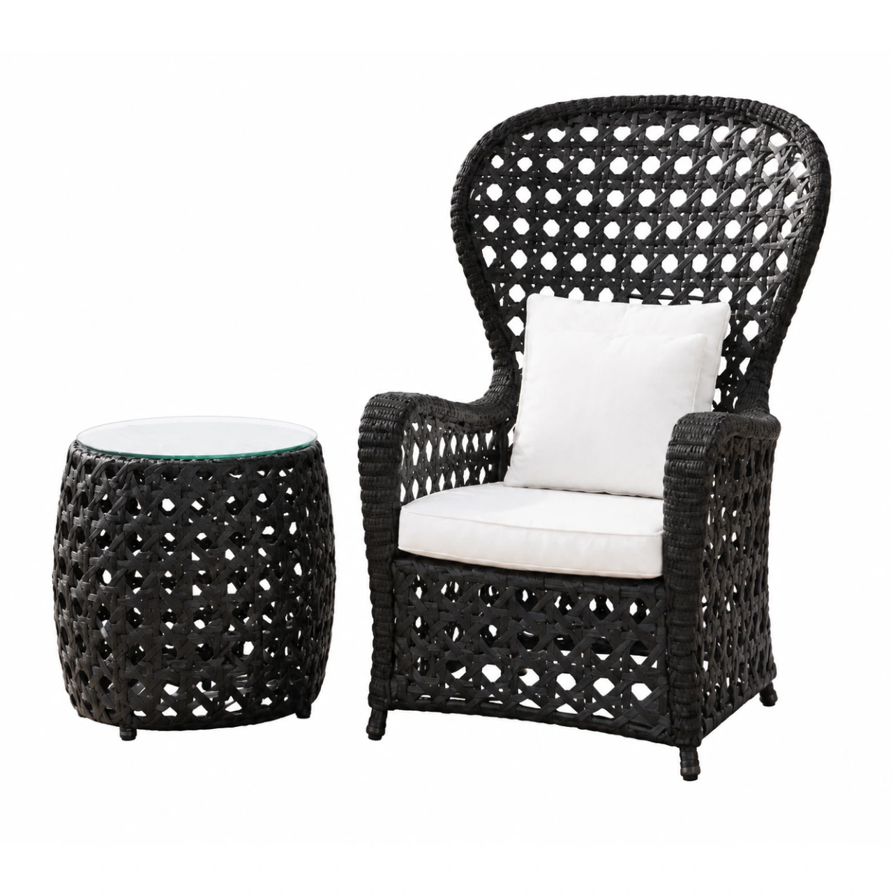 Casa Blanca Side Table 8mm Toughed Glass