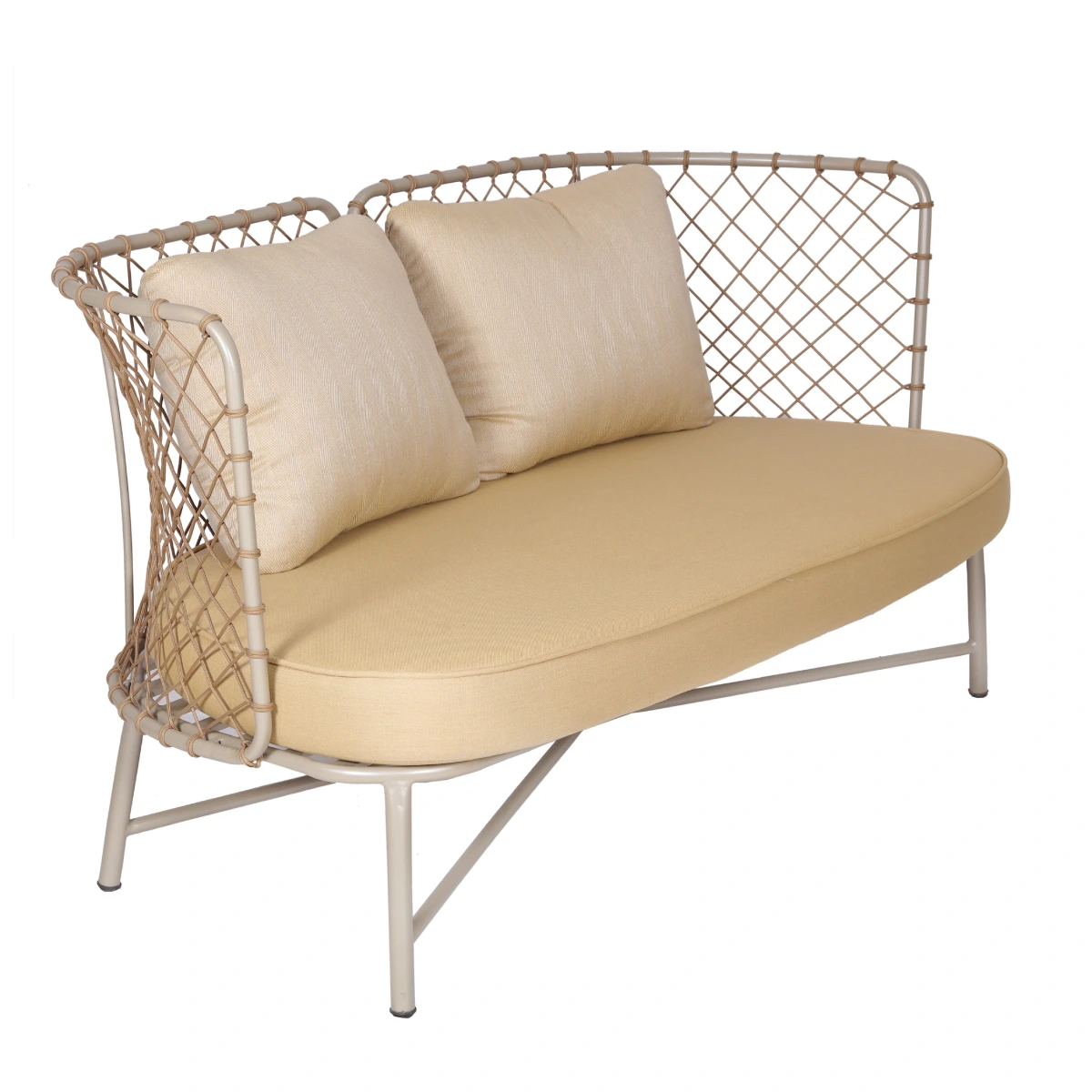 Senegal Two Seater Sofa (With One Seat & Two Back Cushion only)