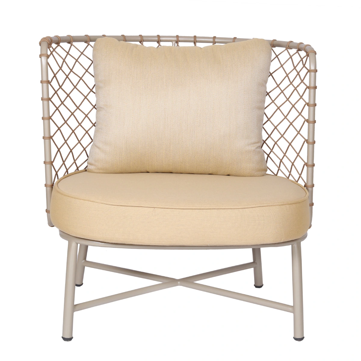 Senegal Single Seater Sofa (With One Seat & One Back Cushion only)