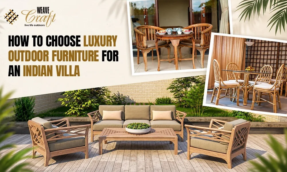 How to Choose Luxury Outdoor Furniture for an Indian Villa