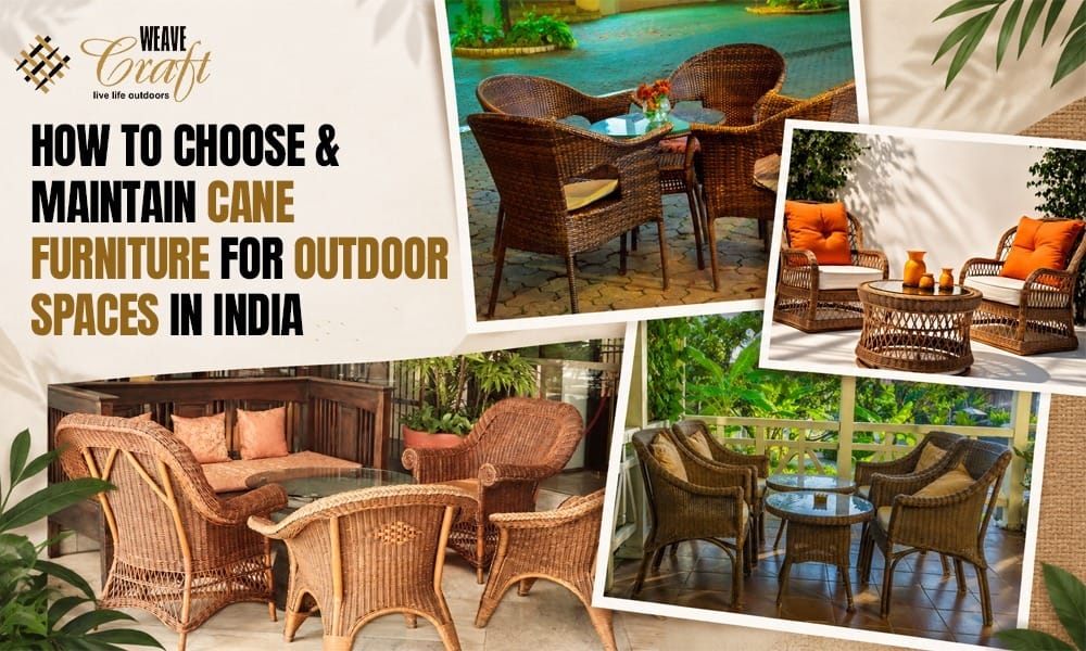How to Choose and Maintain Cane Furniture for Outdoor Spaces in India